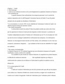 L'audit.