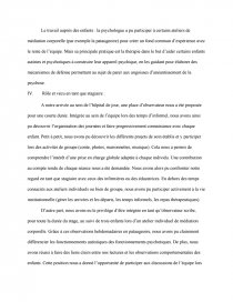Rapport De Stage M1 Psychologie Hopital De Jour Memoire Marionlil