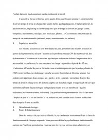 Rapport De Stage M1 Psychologie Hopital De Jour Memoire Marionlil