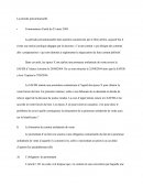 La période Précontractuelle