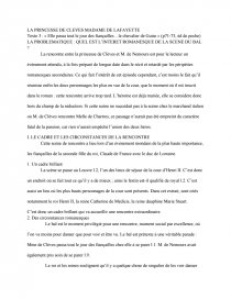 rencontre princesse de clèves nemours texte