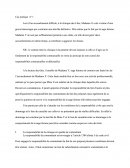 Cas Pratique de droit: Les Responsabilités légales Du Fait D'autrui