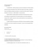 Macroéconomie : Modèle ISLM
