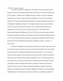 L’invasion soviétique de l’Afghanistan 1978-1992.