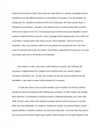 dissertation sur la raison et la superstition
