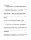 Economie internationale : Dissertation ou questions de cours