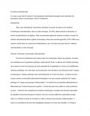 Quel est l’environnement international auxquels sont confrontés les principaux acteurs économiques, dont les entreprises?