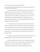 Le Conseil Constitutionnel Est-il Un Gouvernement Des Juges ?