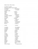 Vocabulaire Espagnol