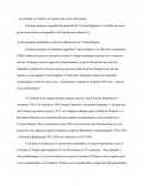 Le Consulat et l’Empire