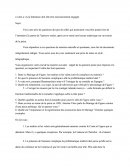 Questions types oral français