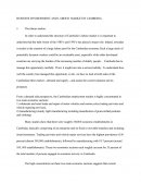 Environnement des affaires au Cambodge (document en anglais)