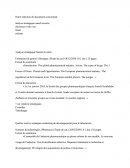 Analyse stratégique de l'entreprise Sanofi-Aventis (document en anglais et français)
