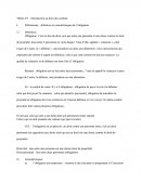 Introduction au Droit Des Contrats