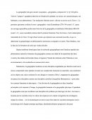 Le mot Géographie