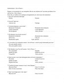 Le questionnaire " Sur le pouce "