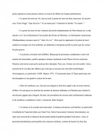 dissertation peine de mort pour ou contre