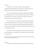 Des remerciemments dans un rapport de stage
