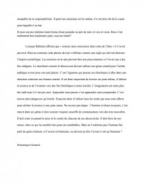dissertation science sans conscience