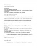 Droit Constitutionnel