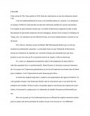 Lettre en anlais