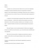 Lettre de Présentation