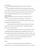 Cas De Droit : Licenciement de Mr BERTRANT
