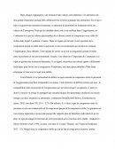 Le concept de correspondance entre l'homme et l'environnement