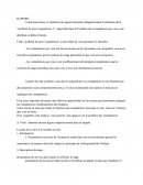 Stage résumé de mes compétences