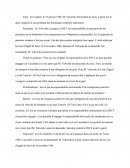 Fiche D'arrêt Et Plan De Commentaire - Civ. 1ère, 7 Mars 1989: Est-ce que la responsabilité contractuelle d’un transporteur peut être mise en œuvre à la suite d’un accident s’étant produit en dehors du contrat de transport ?