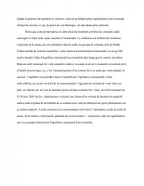L Equilibre Contractuel Memoire Dissertation