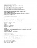 Memo – les ecarts sur couts