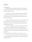 Lettre écrite le 14 juillet 2012