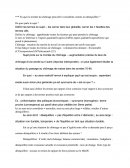 En quoi la montée du chômage peut-elle être considérée comme un déséquilibre ?