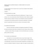 Preparation du rapport pendant le deroulement du stage en entreprise