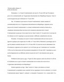 Fiche De décision Du Conseil Constitutionnel le 19/03/2003 sur l’organisation décentralisée de la République française