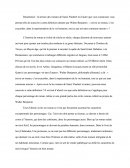 Dissertation sur le roman à partir d'une définition donnée par Walter Benjamin : « écrire un roman, c’est exacerber, dans la représentation de la vie humaine, tout ce qui est sans commune mesure » ?