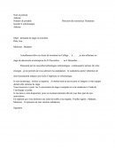 Lettre Demande De Stage