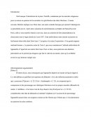Étude de le pièce de théâtre Tartuffe de Molière