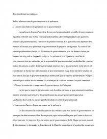 Dissertation constitution britannique