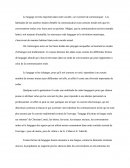 Le langage