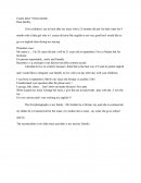 Lettre Fille Au Pair En Anglais