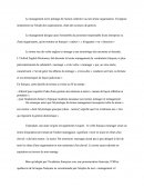Management : Définition