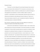 Dissertation Français: Analyse de l'adversaire d'Emmanuel Carrer