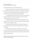 Commentaire De La Lettre De JJ Rousseau à Mme De Francueil