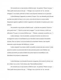 Le Plan Dialectique Commentaire De Texte Dissertation