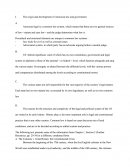 Anglais Fiche sur l'origine et le développement du droit américain et du gouvernement