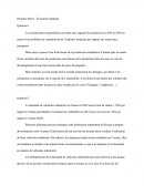 Devoir économie générale: L'industrie et le marché de l'automobile français en 2009 et 2010