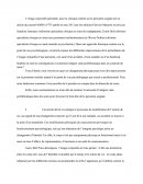 Fiche De Lecture sur un article exposant les différentes répercussions de la perturbation de l’image corporelle d’une personne, à la suite d’un accident, d’une maladie ou d’un handicap