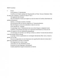 carrefour swot analysis